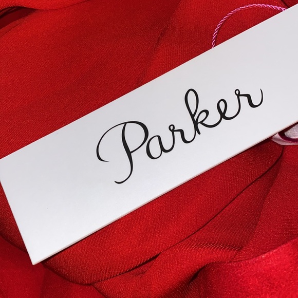 PARKER dress Red in size 10 NWT - Picture 5 of 8